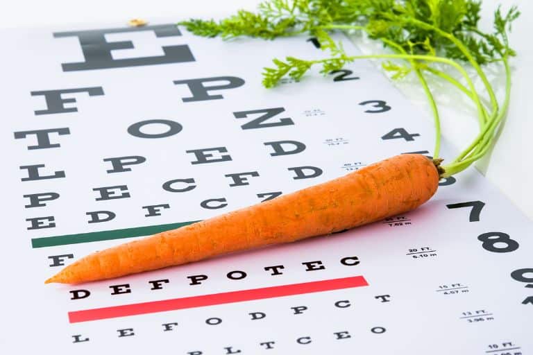 carrot on eye test
